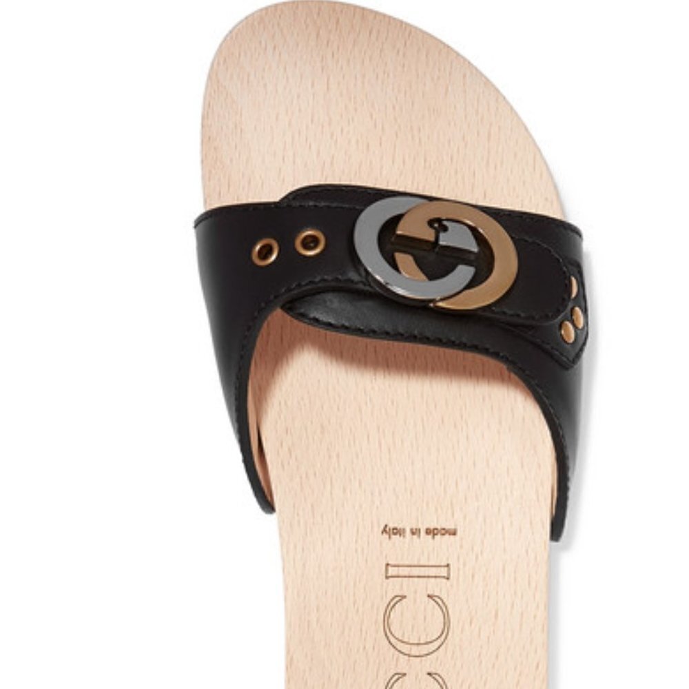 GUCCI Leather Slide Sandal - Picture 3 of 8